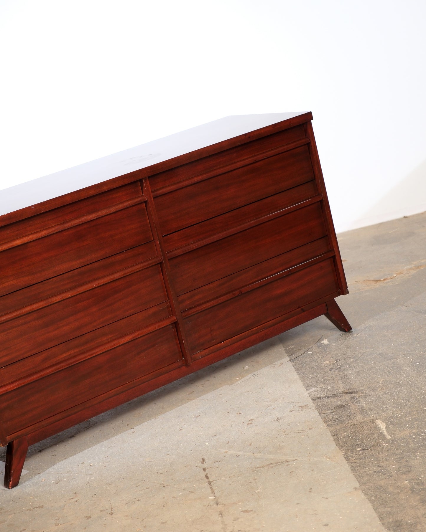 MCM Mahogany Dresser by Gibbard