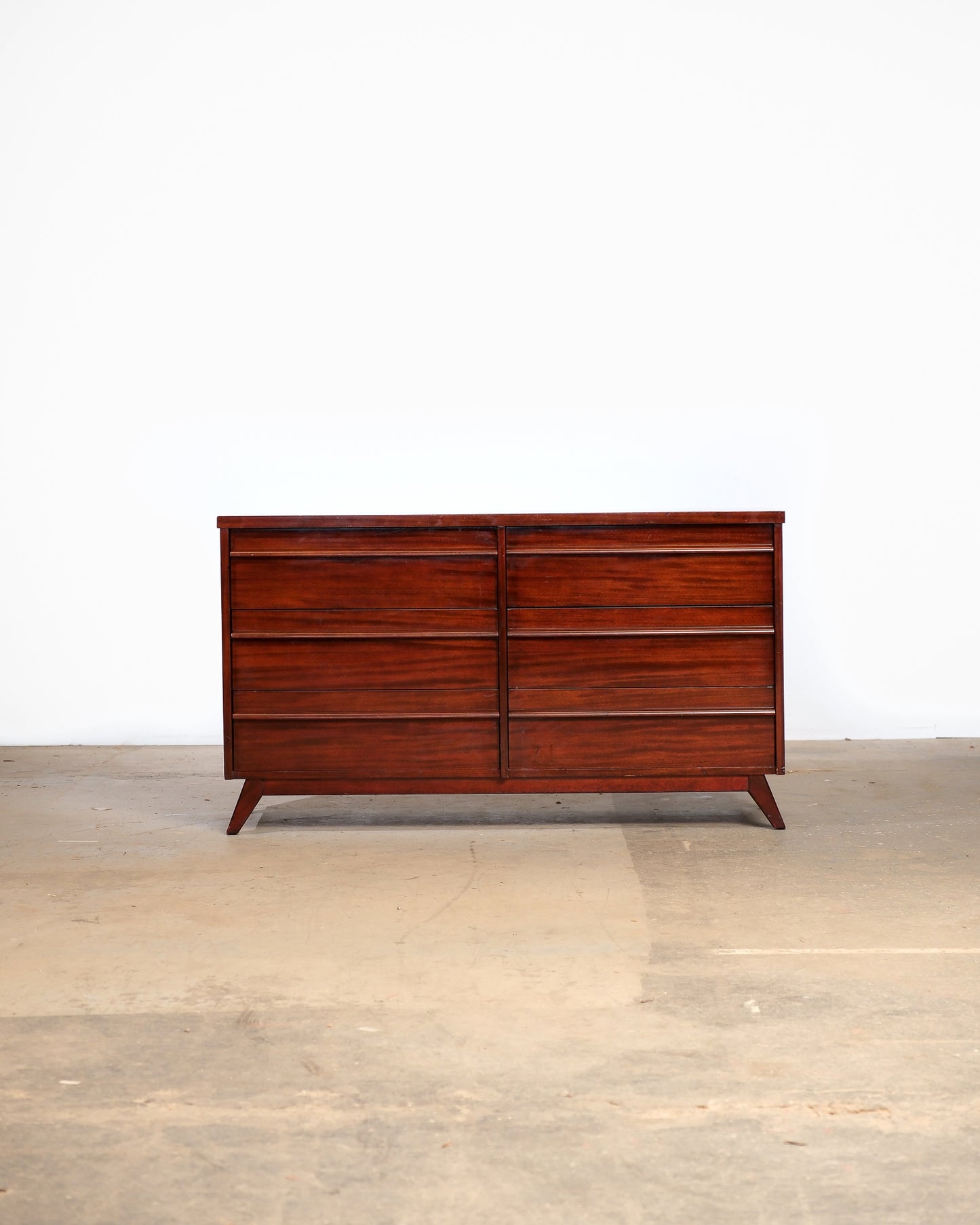 MCM Mahogany Dresser by Gibbard