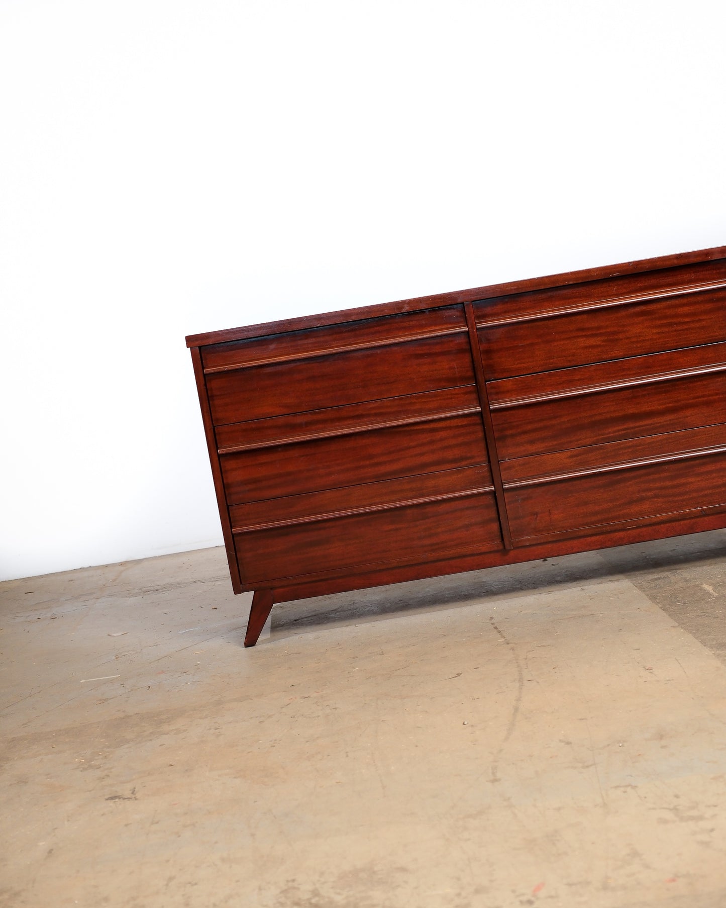 MCM Mahogany Dresser by Gibbard