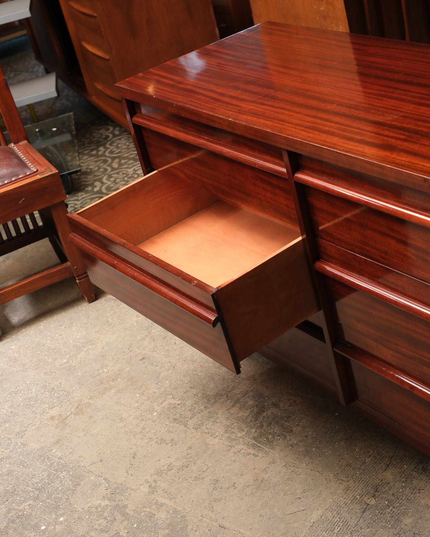 MCM Mahogany Dresser by Gibbard