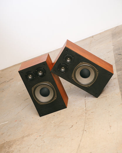 Vintage Realistic Optimus 21 Speakers with Stands