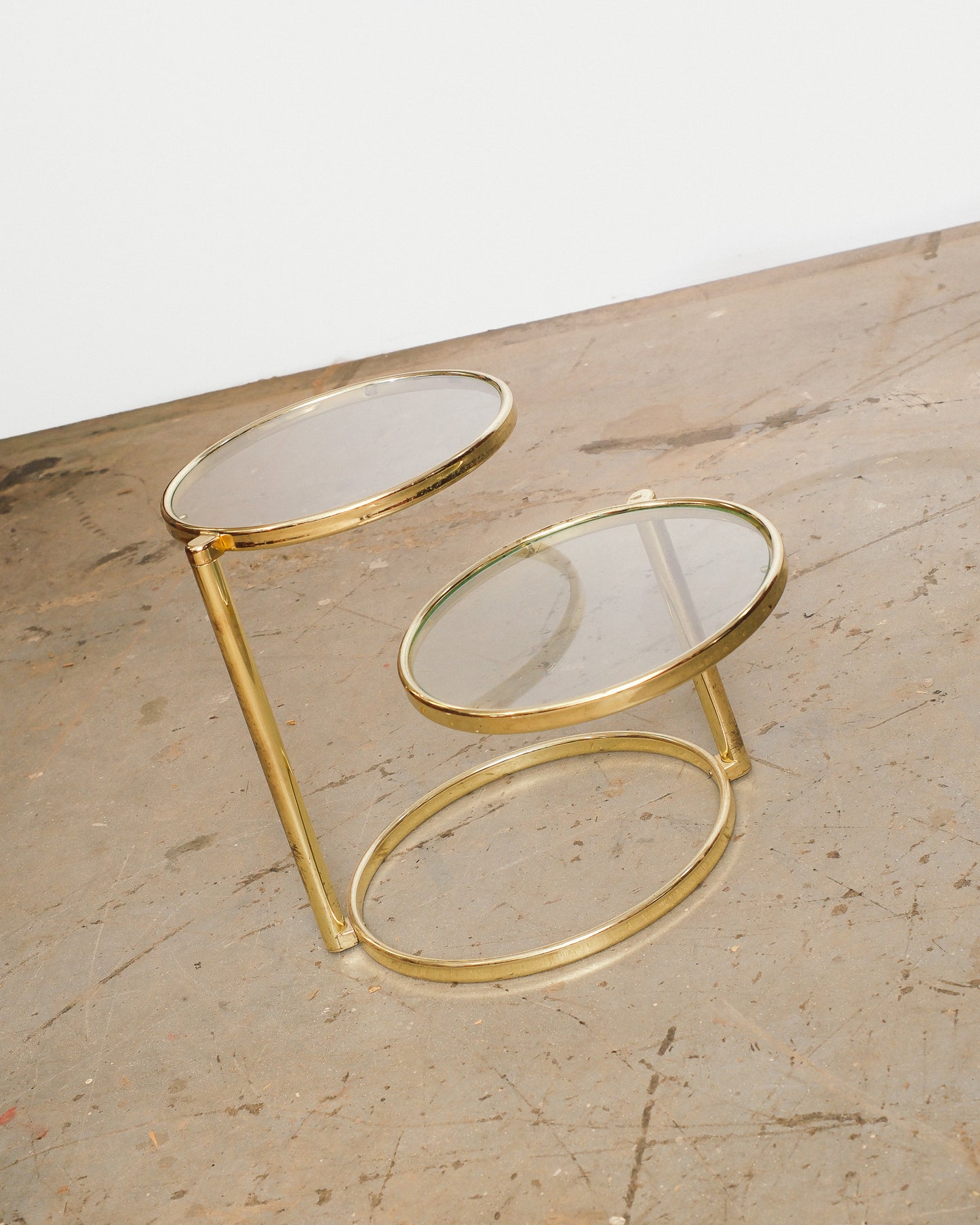 Retro Brass Side Table