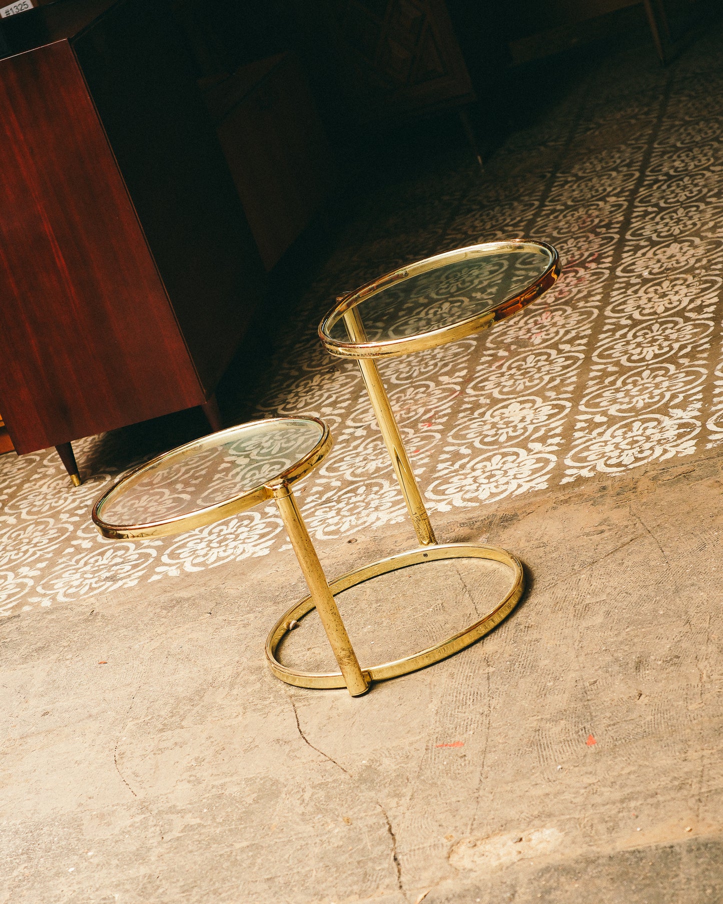Retro Brass Side Table