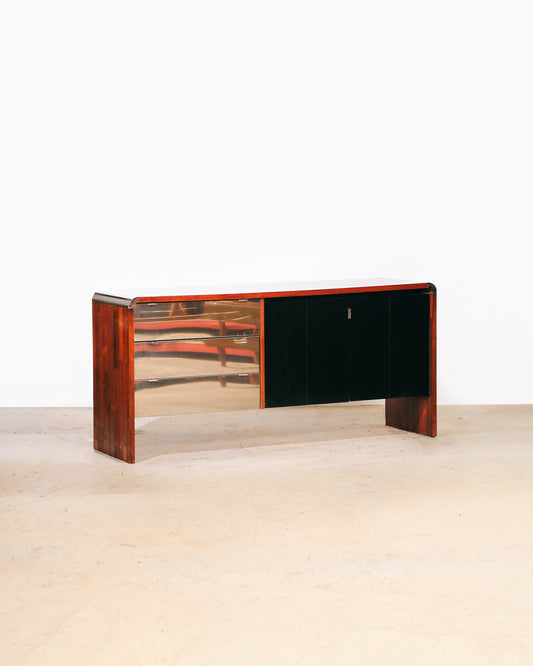 MCM Rosewood and Chrome Dresser / Credenza (1964)