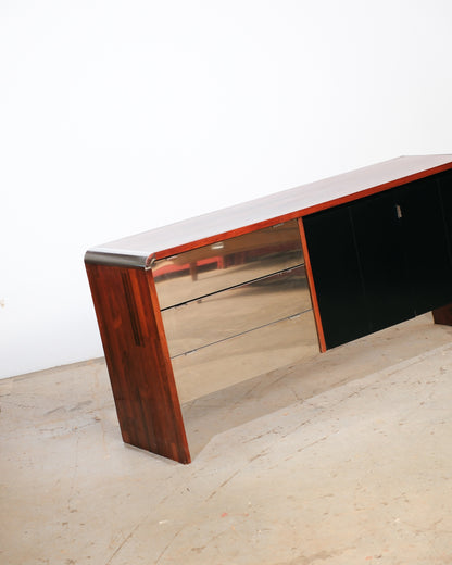 MCM Rosewood and Chrome Dresser / Credenza (1964)