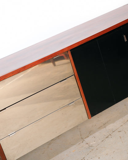 MCM Rosewood and Chrome Dresser / Credenza (1964)