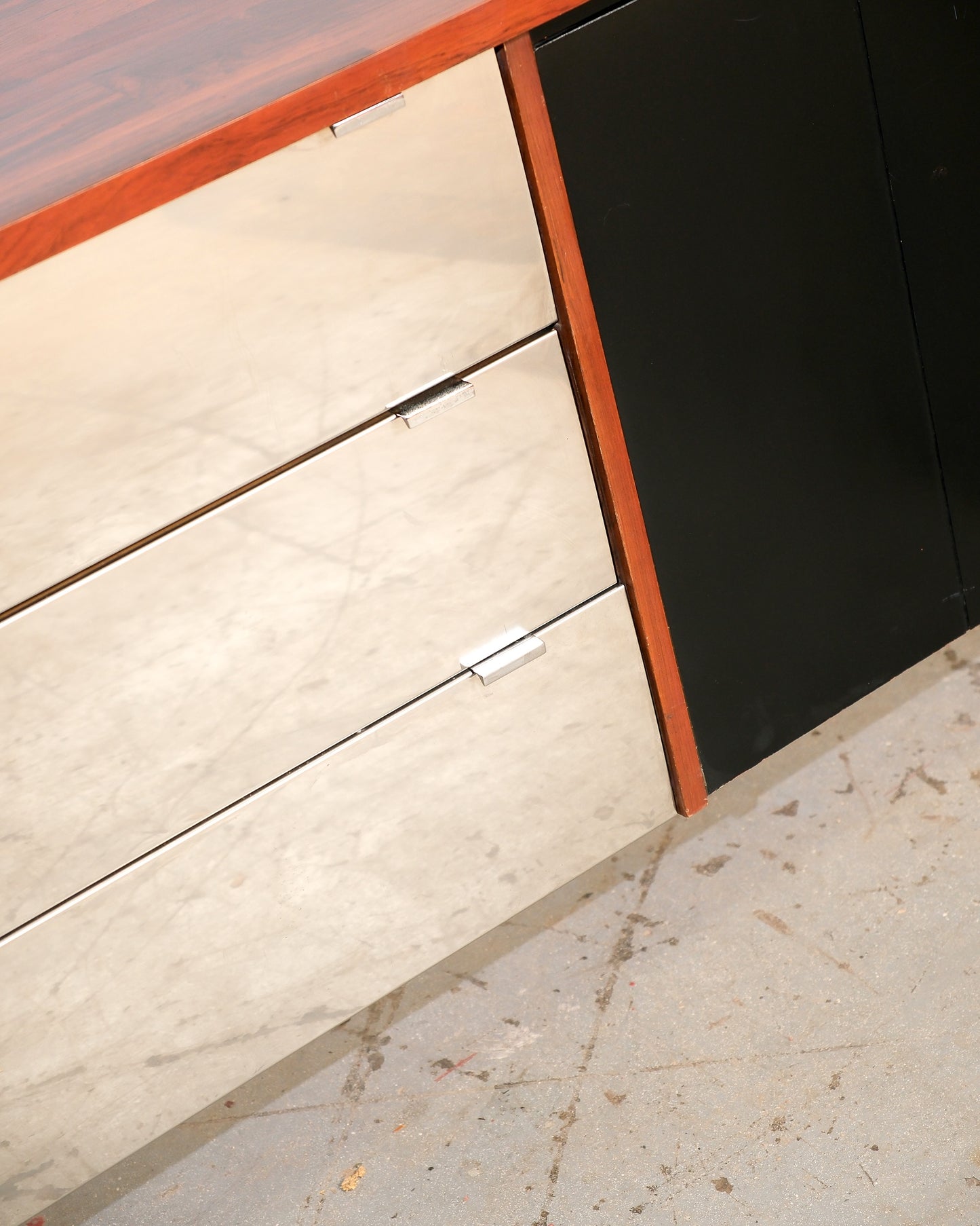 MCM Rosewood and Chrome Dresser / Credenza (1964)