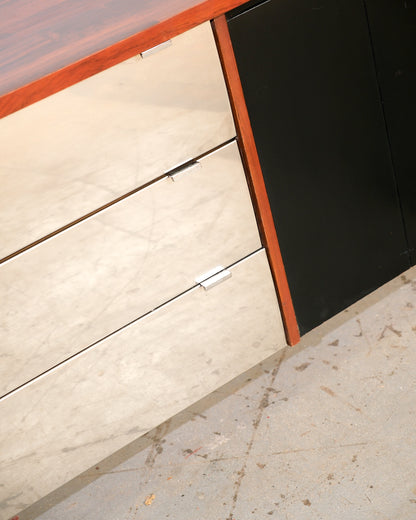 MCM Rosewood and Chrome Dresser / Credenza (1964)