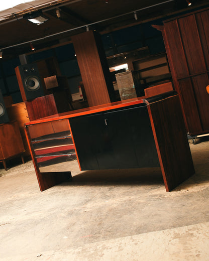 MCM Rosewood and Chrome Dresser / Credenza (1964)
