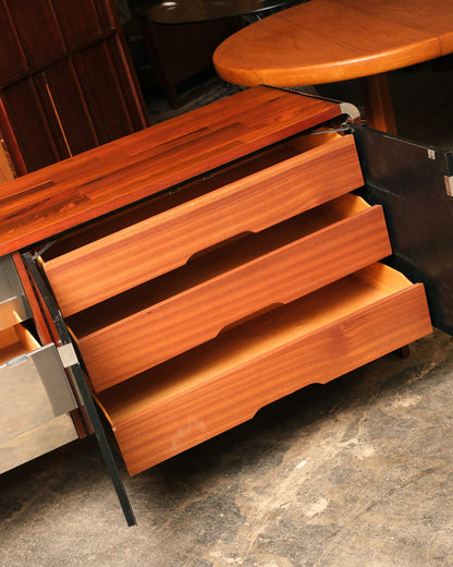 MCM Rosewood and Chrome Dresser / Credenza (1964)