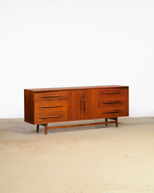 MCM Dark Walnut Dresser / Sideboard