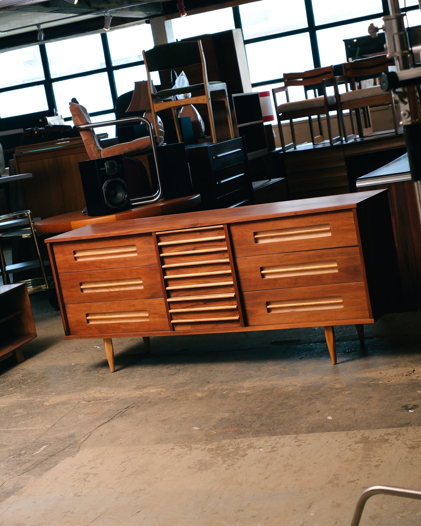 MCM Dark Walnut Dresser (1960s)