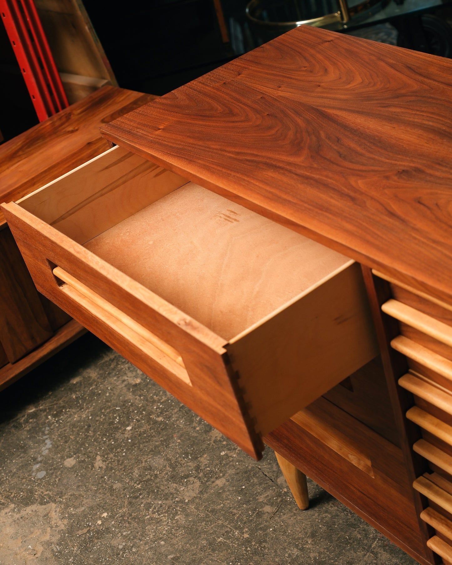 MCM Dark Walnut Dresser (1960s)