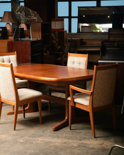 MCM Teak Dining Table Set by Northern Industries