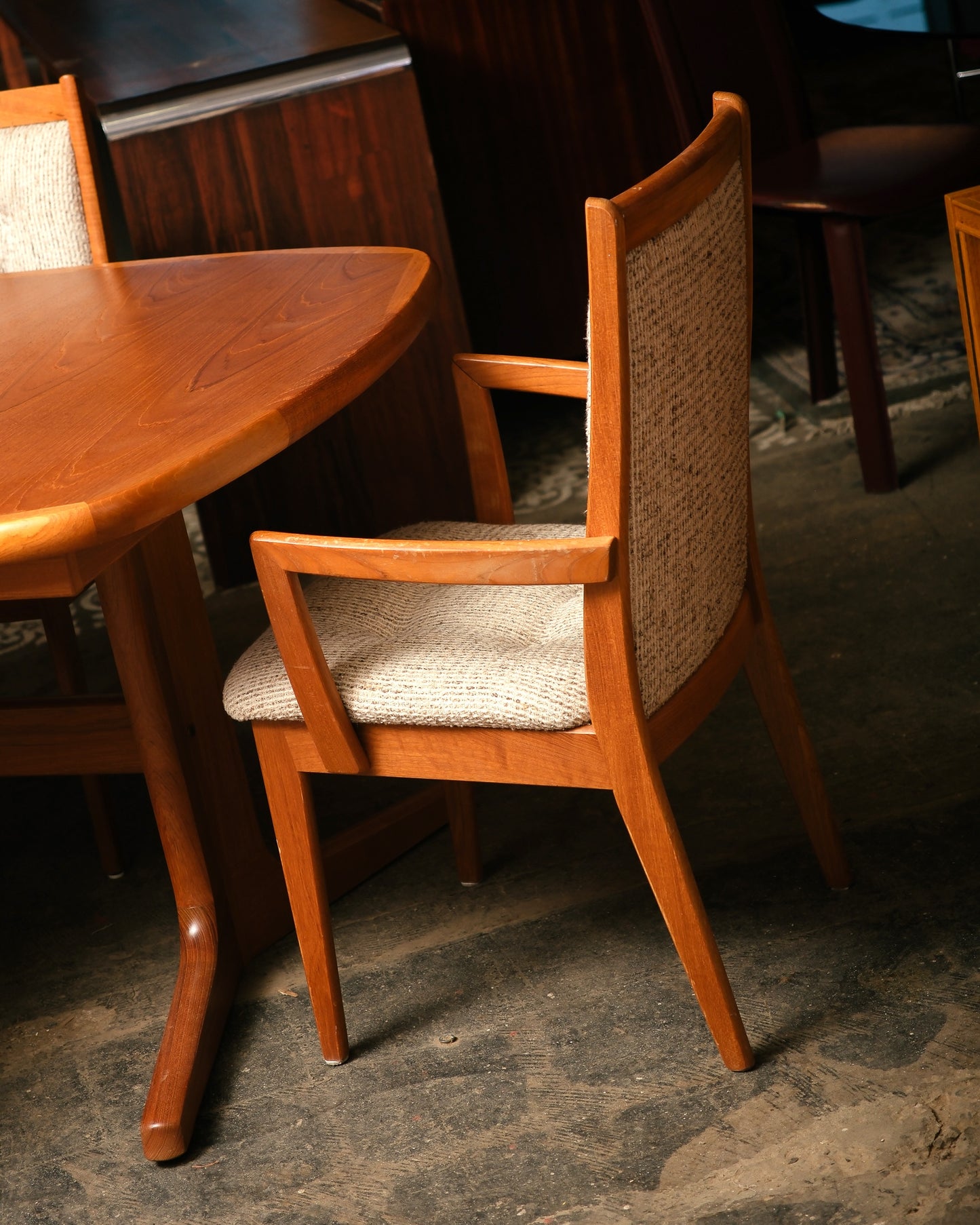 MCM Teak Dining Table Set by Northern Industries