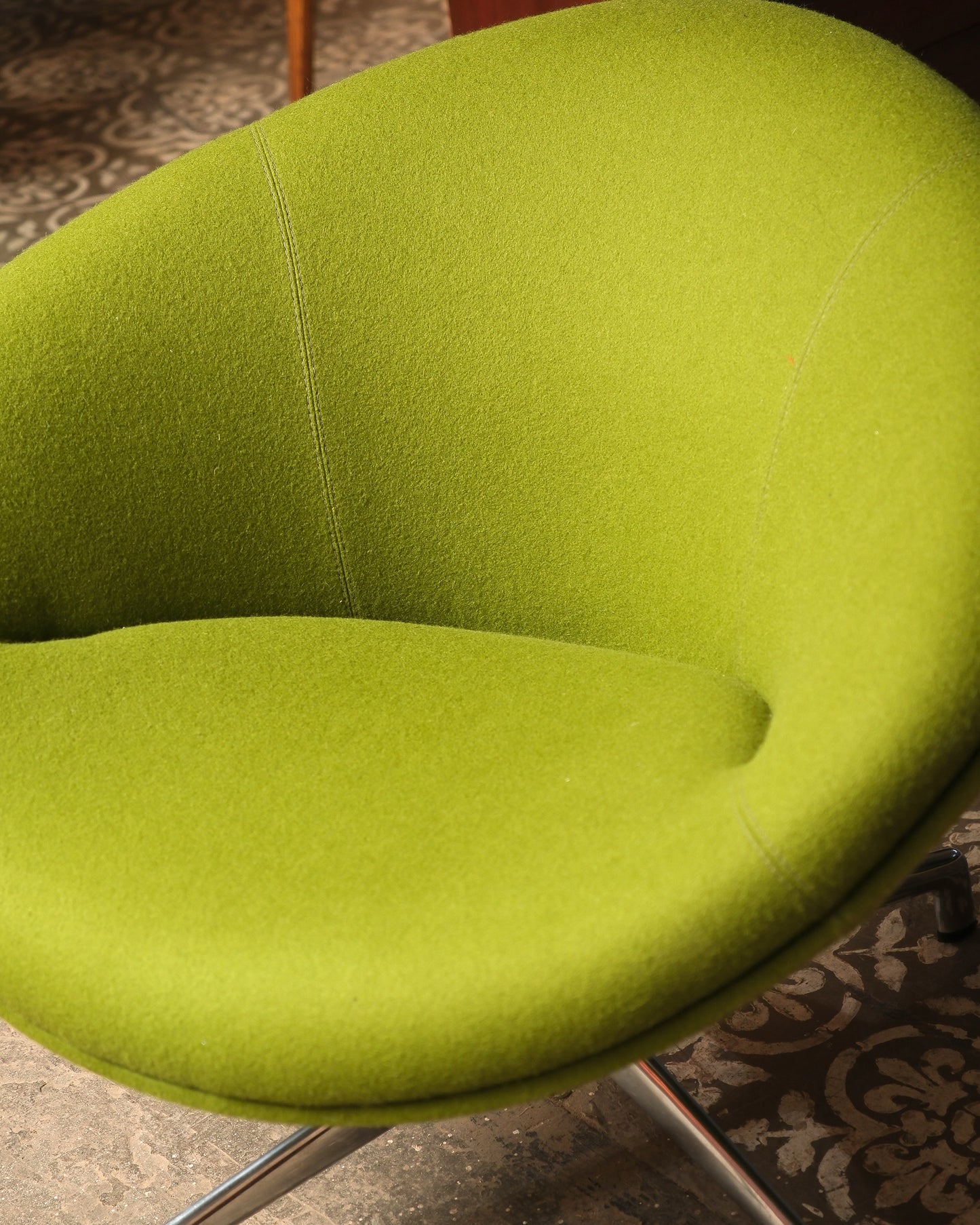 Olive Green Lounge Chair