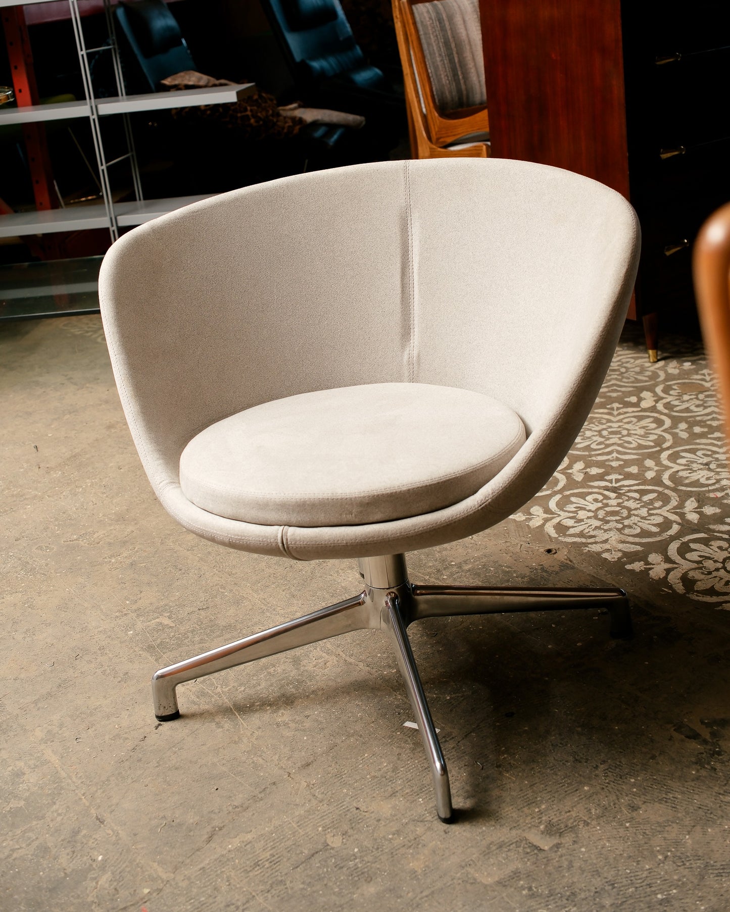 Gray Lounge Chair