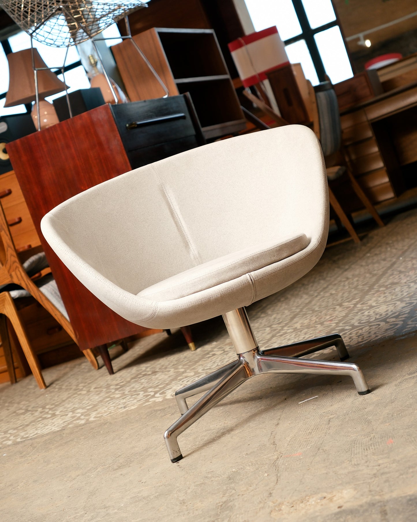 Gray Lounge Chair
