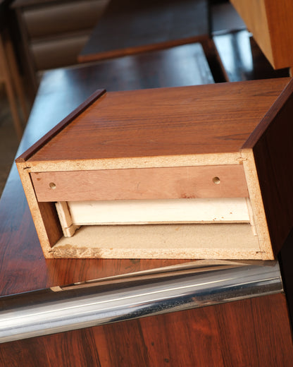 MCM Danish Teak Floating Nightstand Set