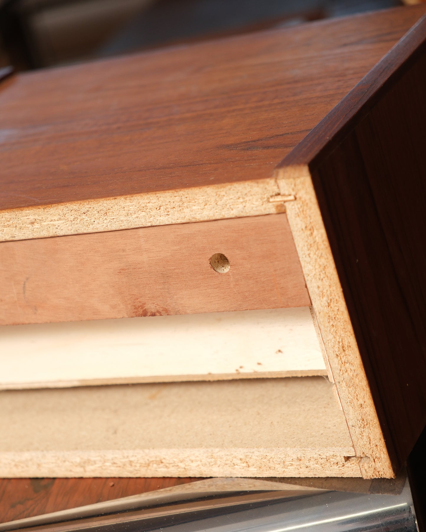 MCM Danish Teak Floating Nightstand Set