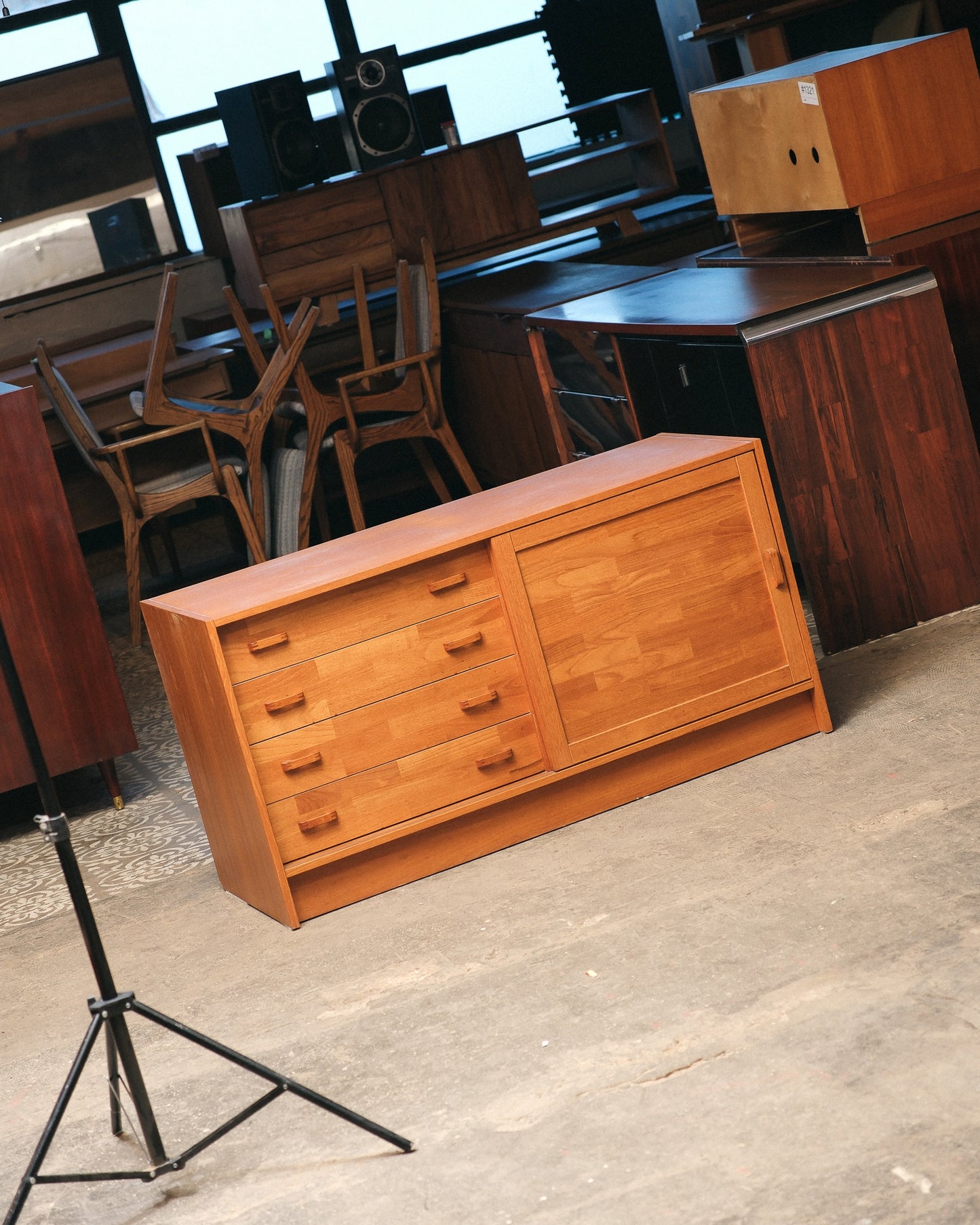 MCM Danish Teak Cabinet by Domino Møbler