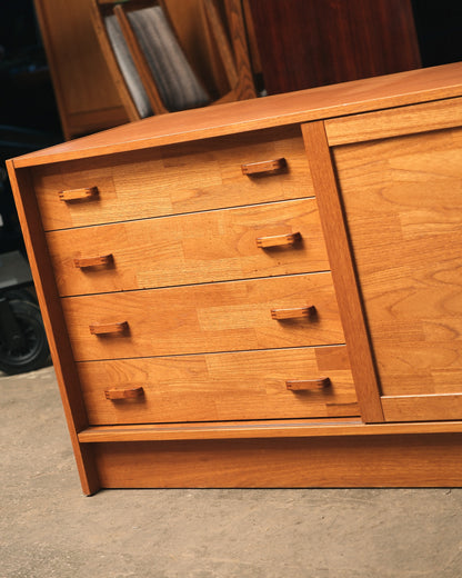 MCM Danish Teak Cabinet by Domino Møbler