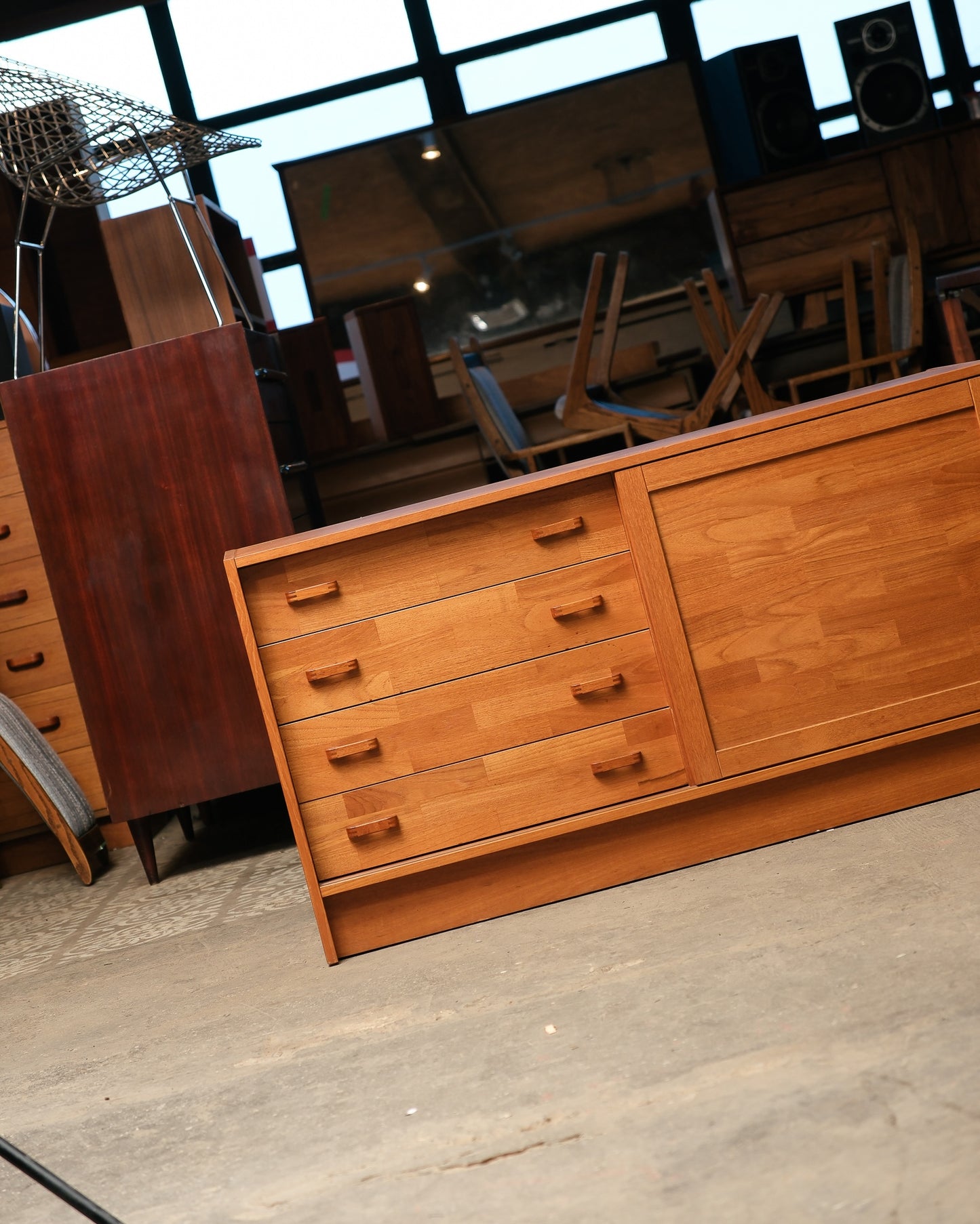 MCM Danish Teak Cabinet by Domino Møbler