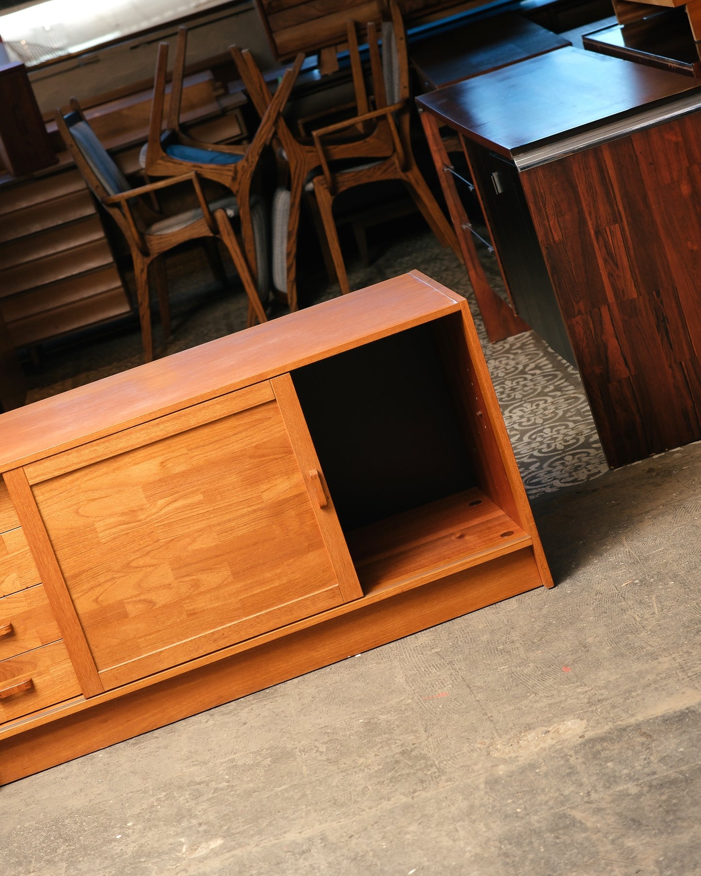 MCM Danish Teak Cabinet by Domino Møbler