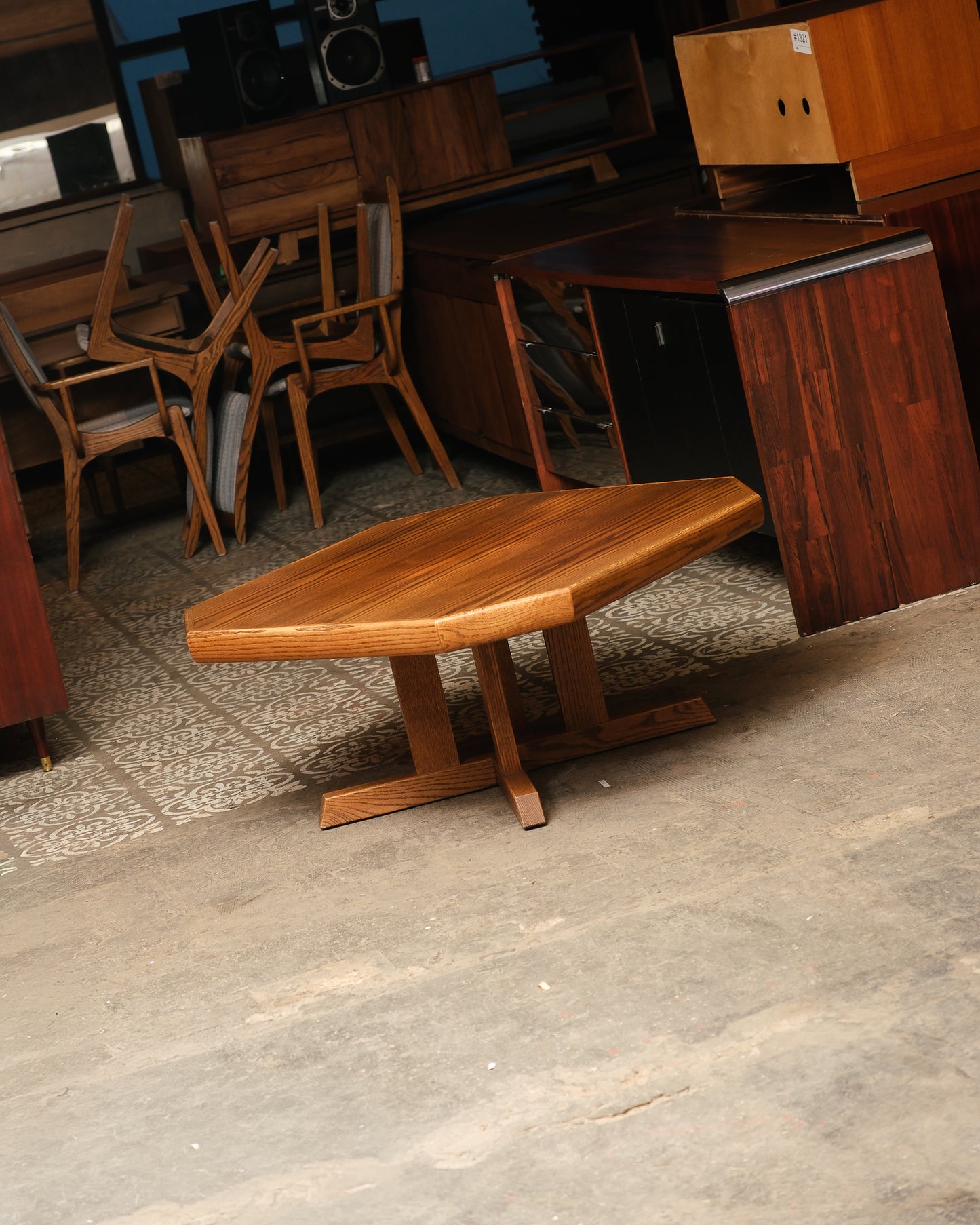 MCM Oak Coffee Table by Northern Industries