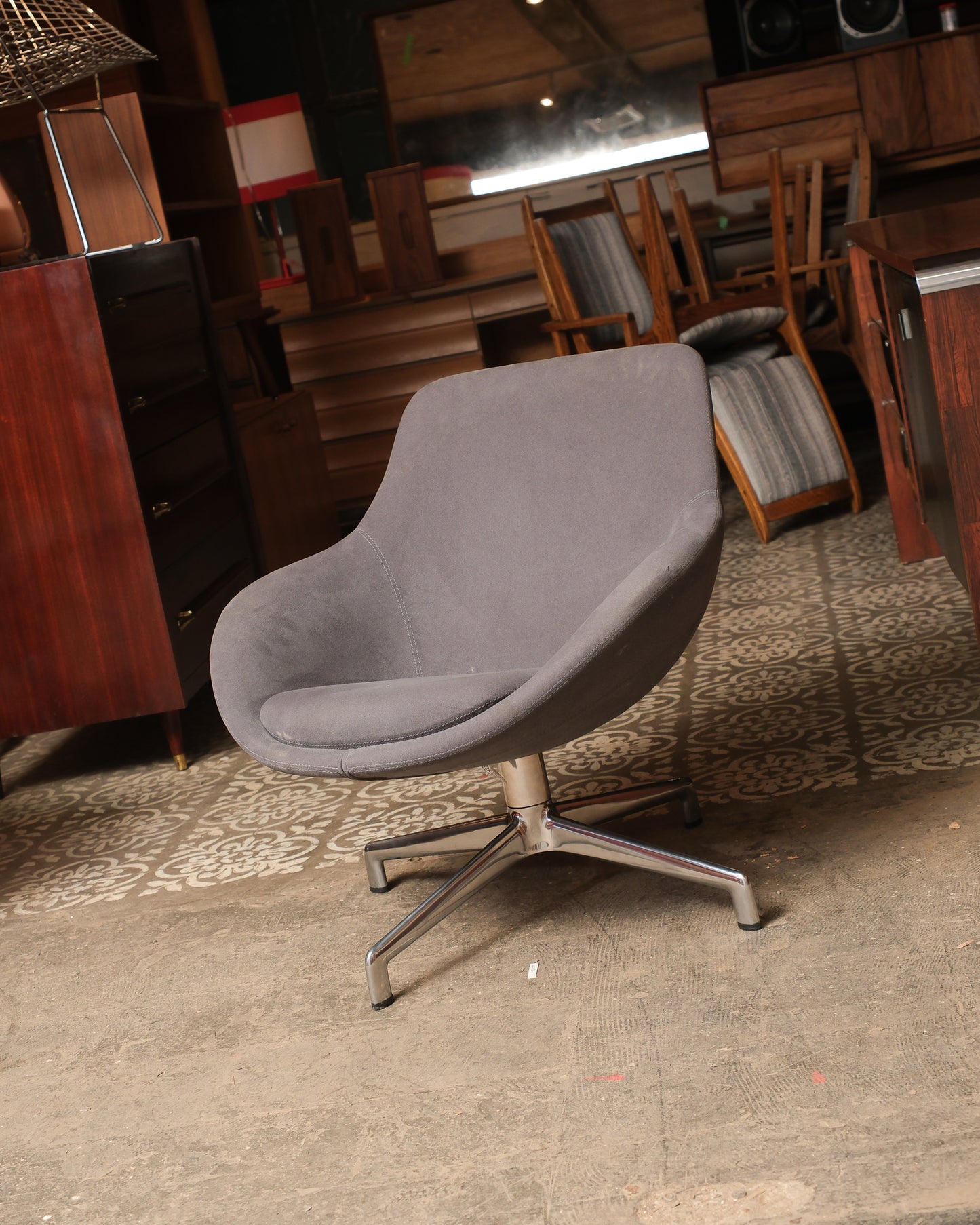 Graphite Gray Lounge Chair