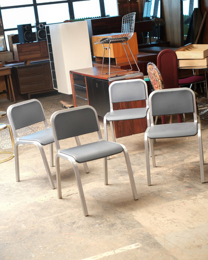 Emeco 1951 Chair Set by Sottsass