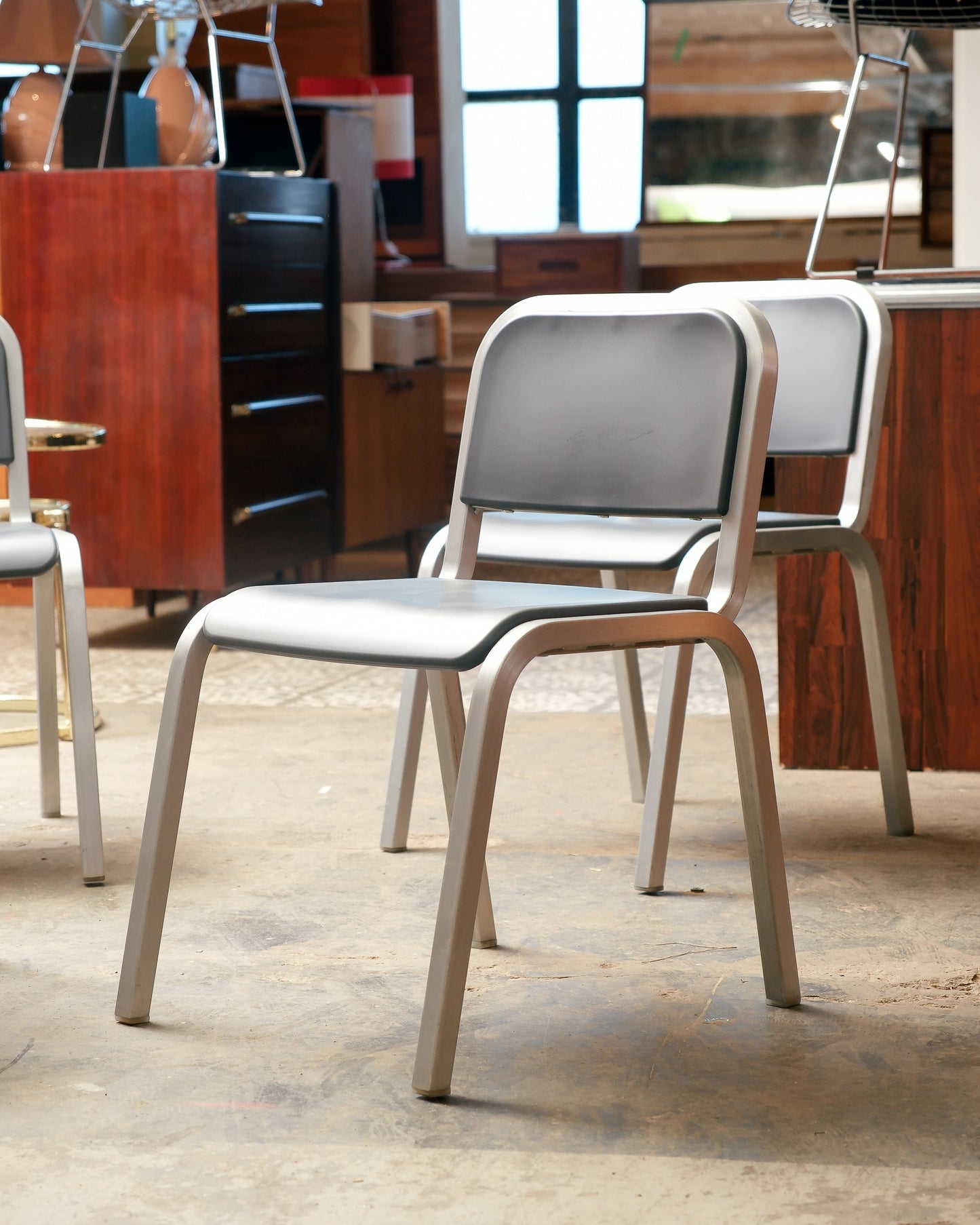 Emeco 1951 Chair Set by Sottsass