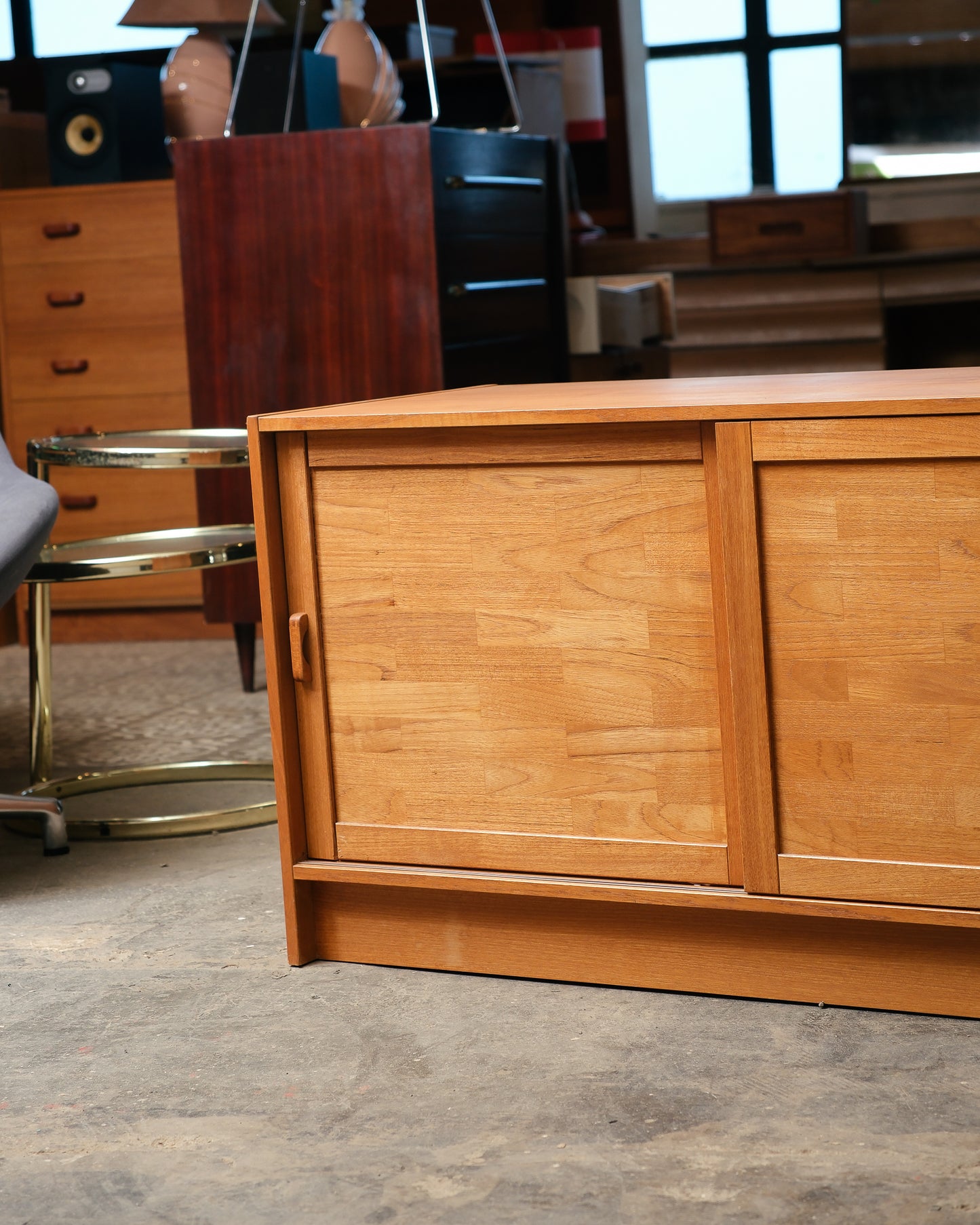 MCM Danish Teak Credenza by Domino Møbler