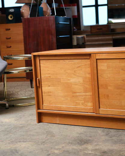 MCM Danish Teak Credenza by Domino Møbler