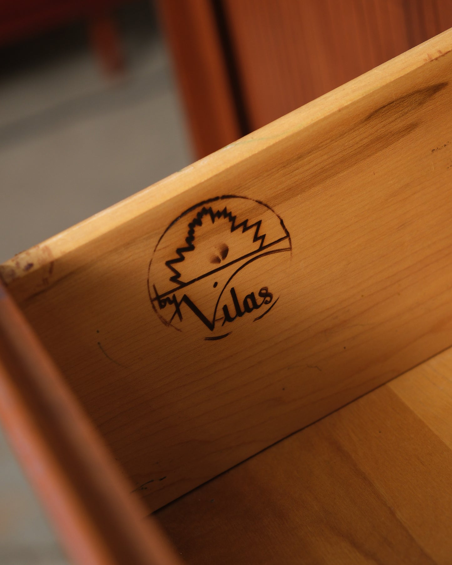 MCM Walnut Credenza by Villas Furniture