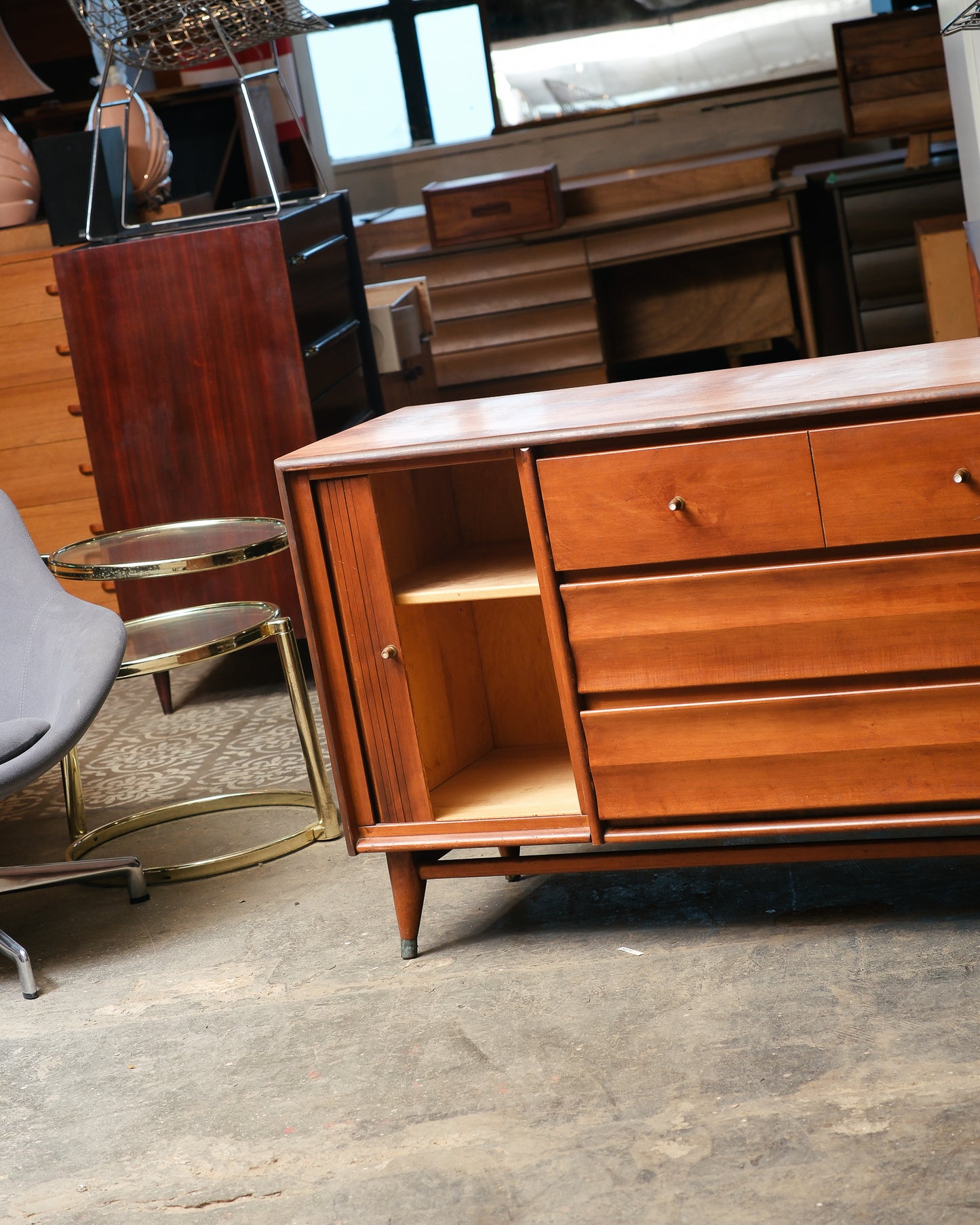MCM Walnut Credenza by Villas Furniture