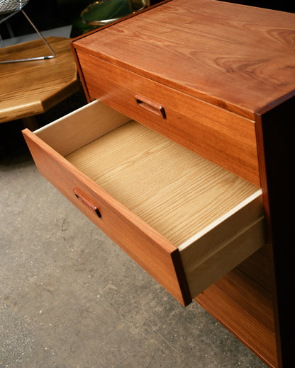 MCM Teak Tallboy Dresser