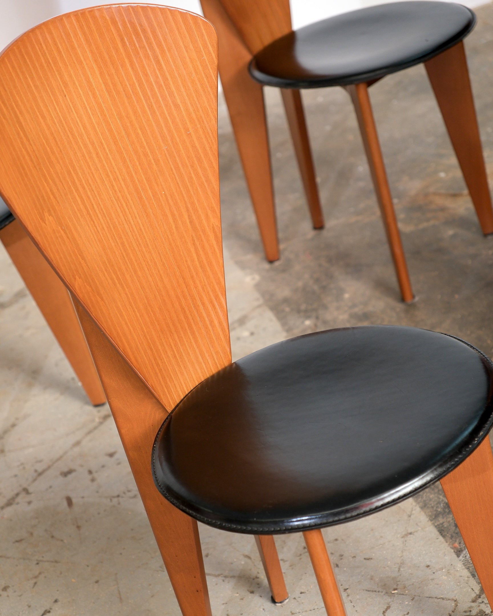 Italian Calligaris Postmodern Dining Chairs (1980s) – Miw Vintage