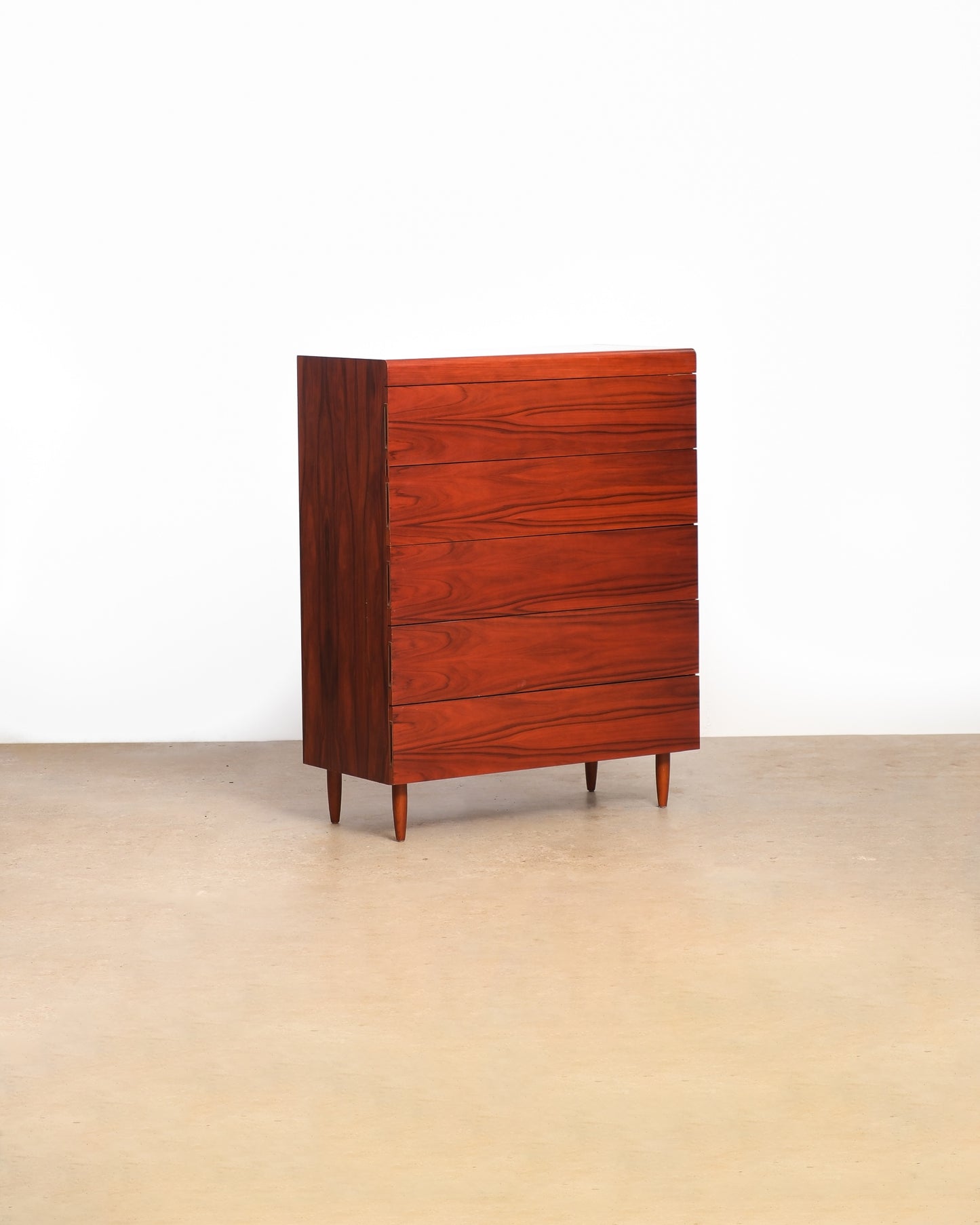 MCM Rosewood Tallboy Dresser