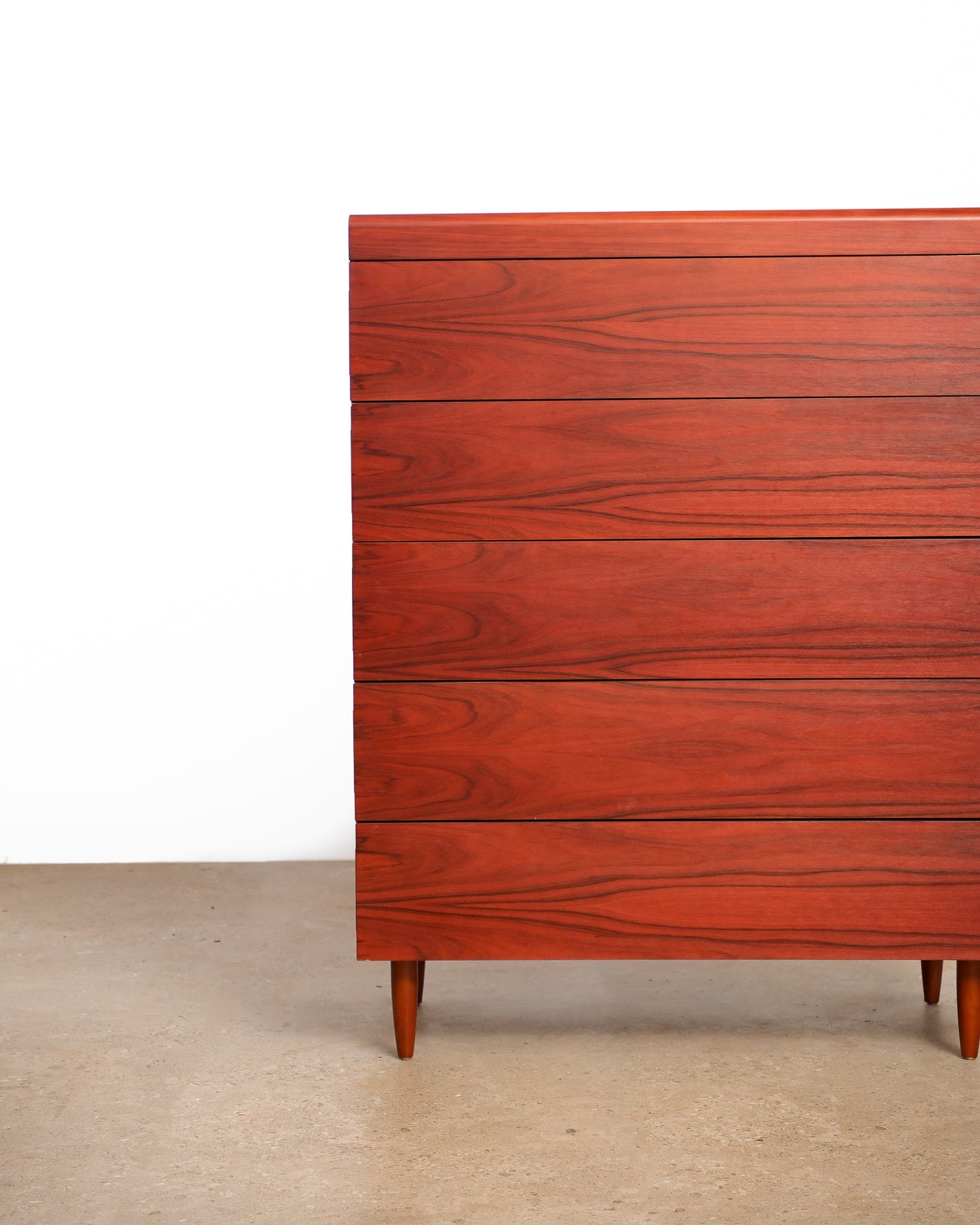 MCM Rosewood Tallboy Dresser