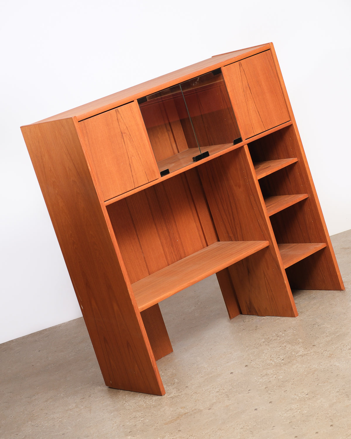 Mid-Century Modern Danish Teak Cabinet / Bookcase