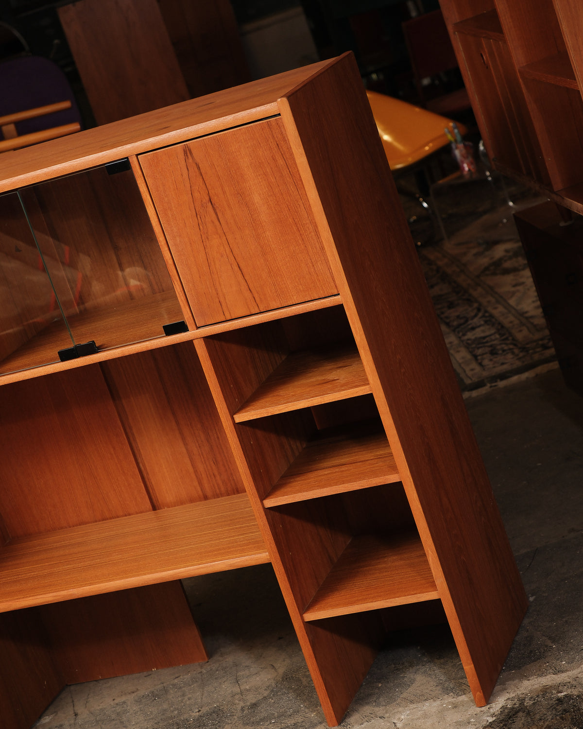 Mid-Century Modern Danish Teak Cabinet / Bookcase