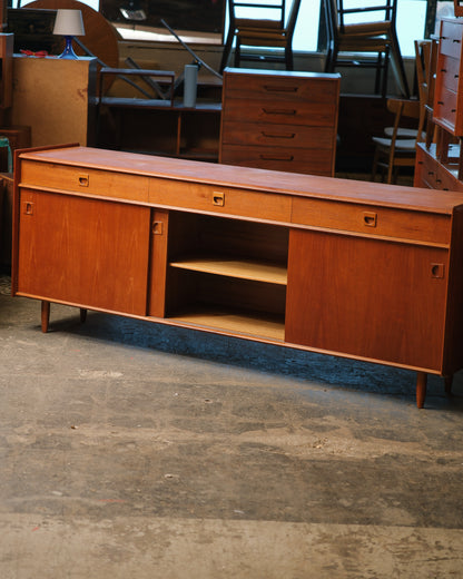 Mid-Century Modern Teak Wide Sideboard