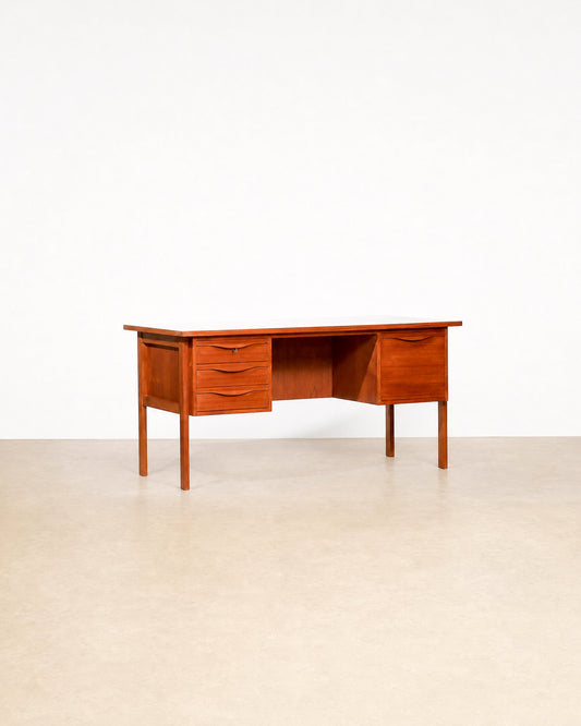 MCM Danish Teak Desk by LYBY Møbler, Denmark