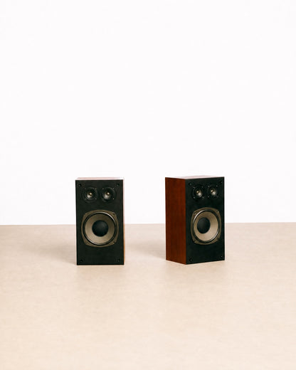 Vintage Realistic Optimus 21 Speakers with Stands