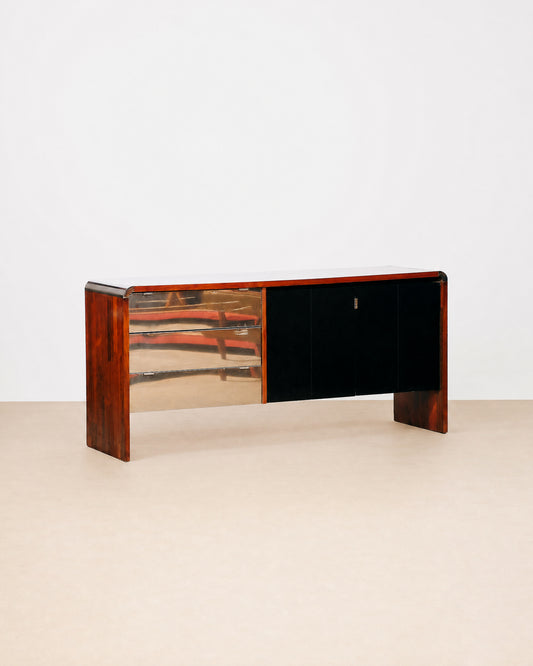MCM Rosewood and Chrome Dresser / Credenza (1964)
