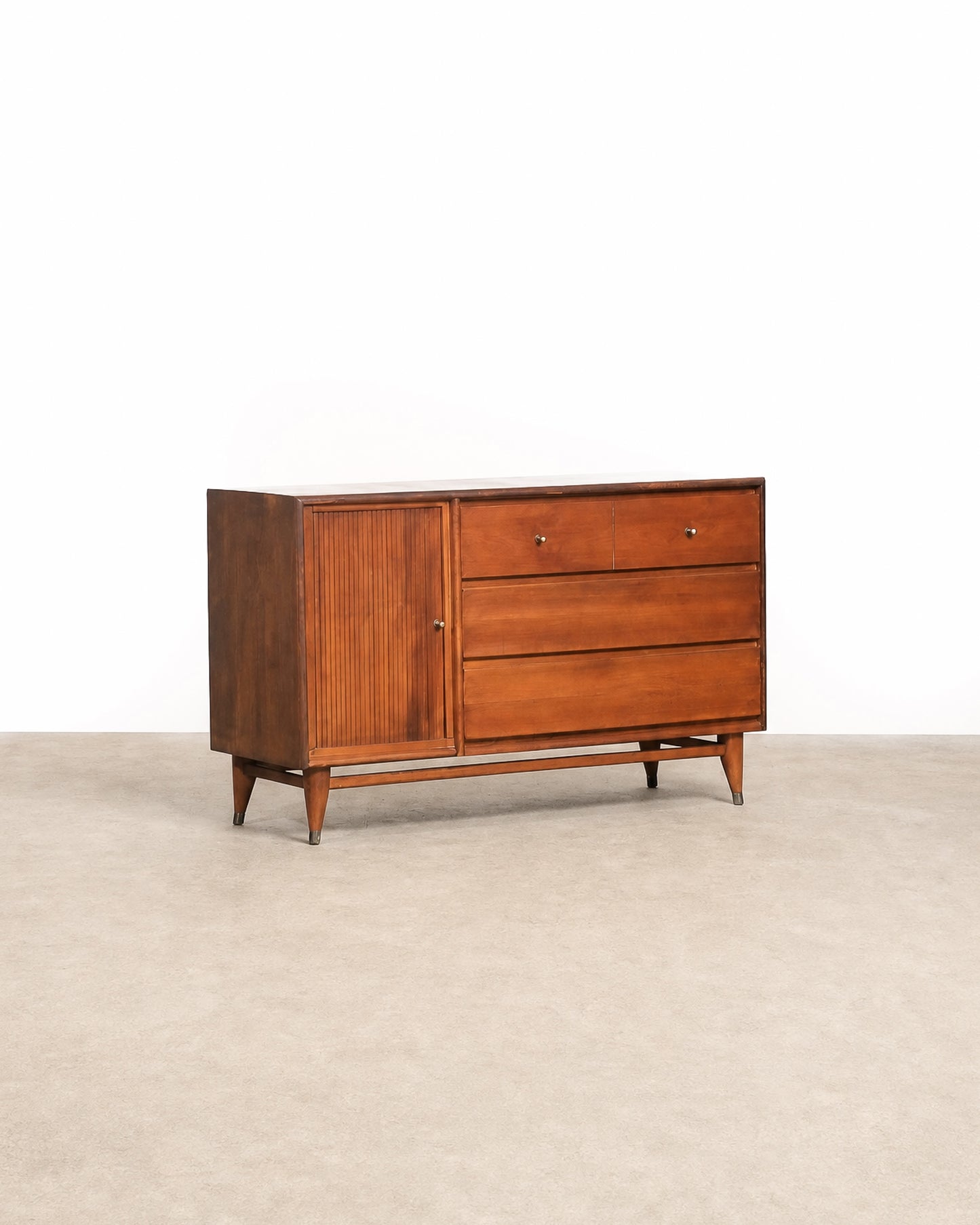 MCM Walnut Credenza by Villas Furniture