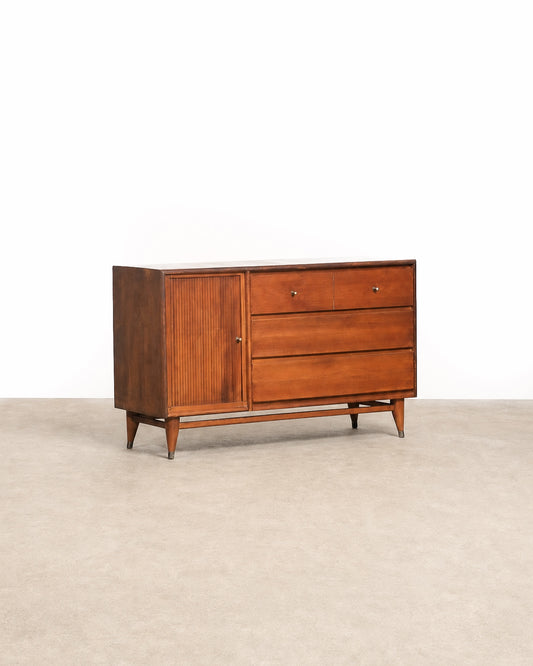 MCM Walnut Credenza by Villas Furniture