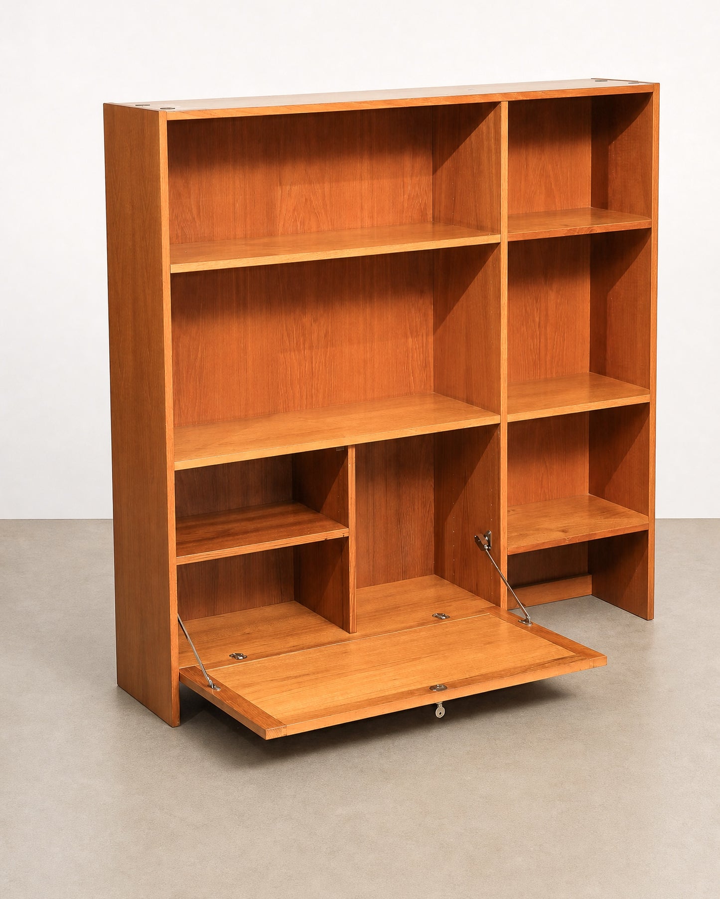 MCM Danish Teak Bookcase / Cabinet by Domino Møbler