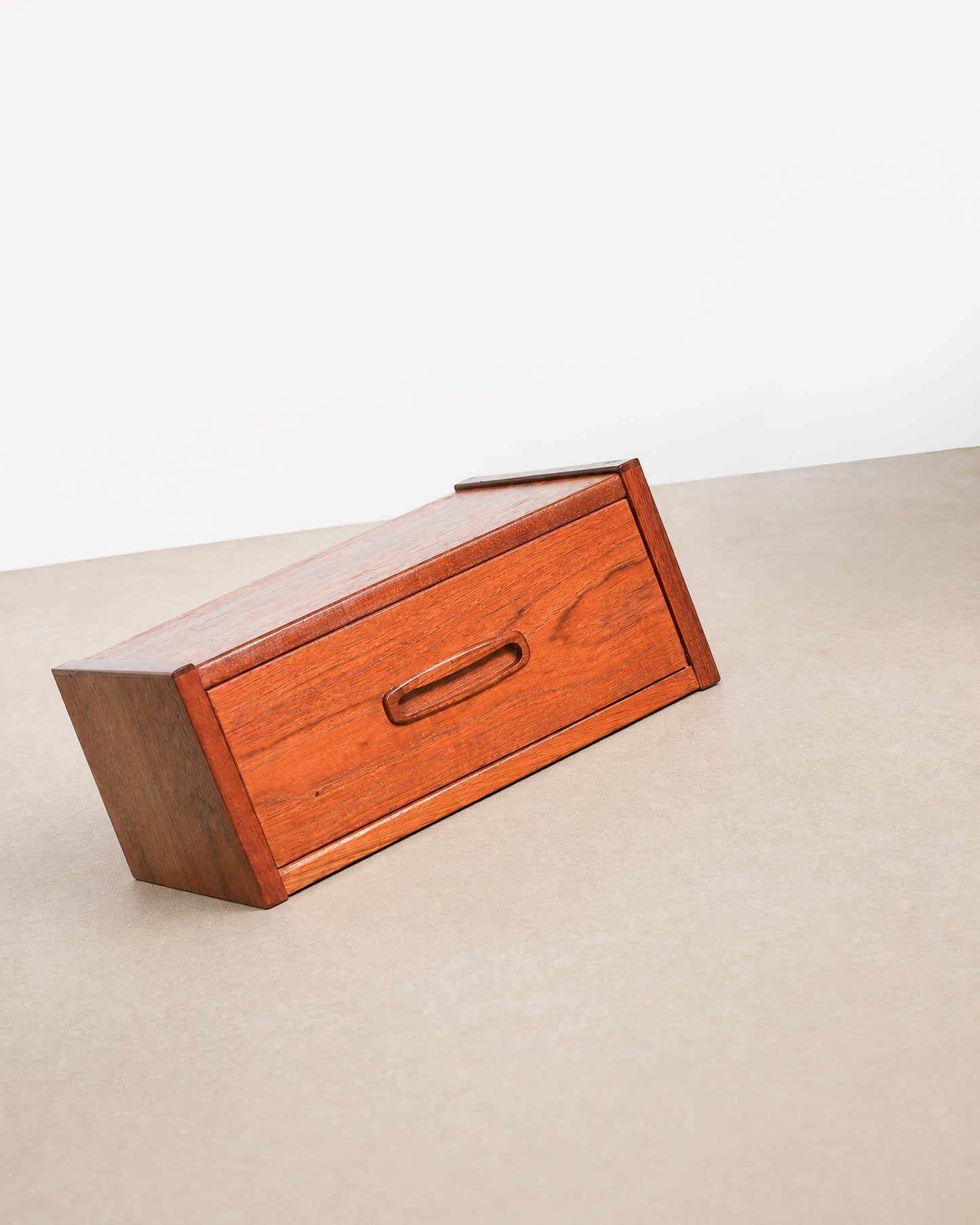 MCM Danish Teak Floating Nightstand Set